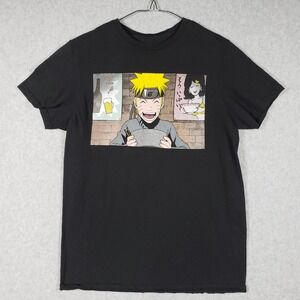 Naruto Shippuden Ichiraku Ramen Shop Anime T Shirt Size S Black